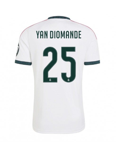 Real Madrid Yan Diomande #25 Heimtrikot 2026-27 Kurzarm Real Madrid Yan Diomande #25 Heimtrikot 2026-27 Kurzarm